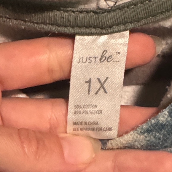 Light Duty Tie-Dye Hoodie in Blue, Sage, And White - Picture 2 of 3